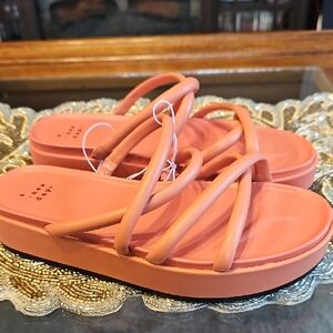 A New Day Women's Peach Sandals
